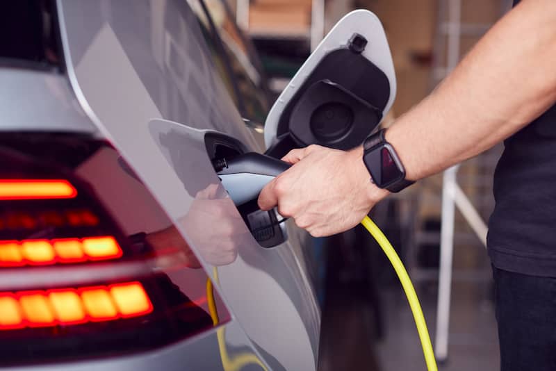 Electric Car Charger Garage Setup
